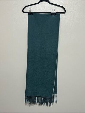 Pretty Persuasions Teal and Gray Reversible Scarf